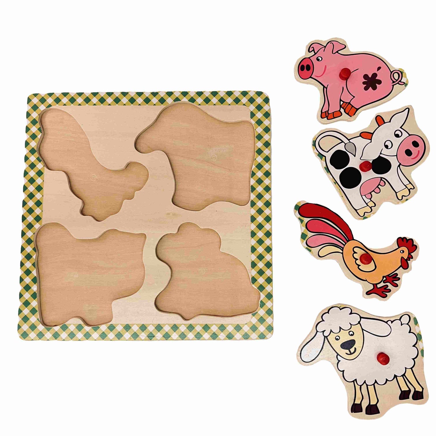 4 Piece animal puzzle