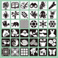 24pc High Contrast Newborn Black+White Cards • 0-6 months
