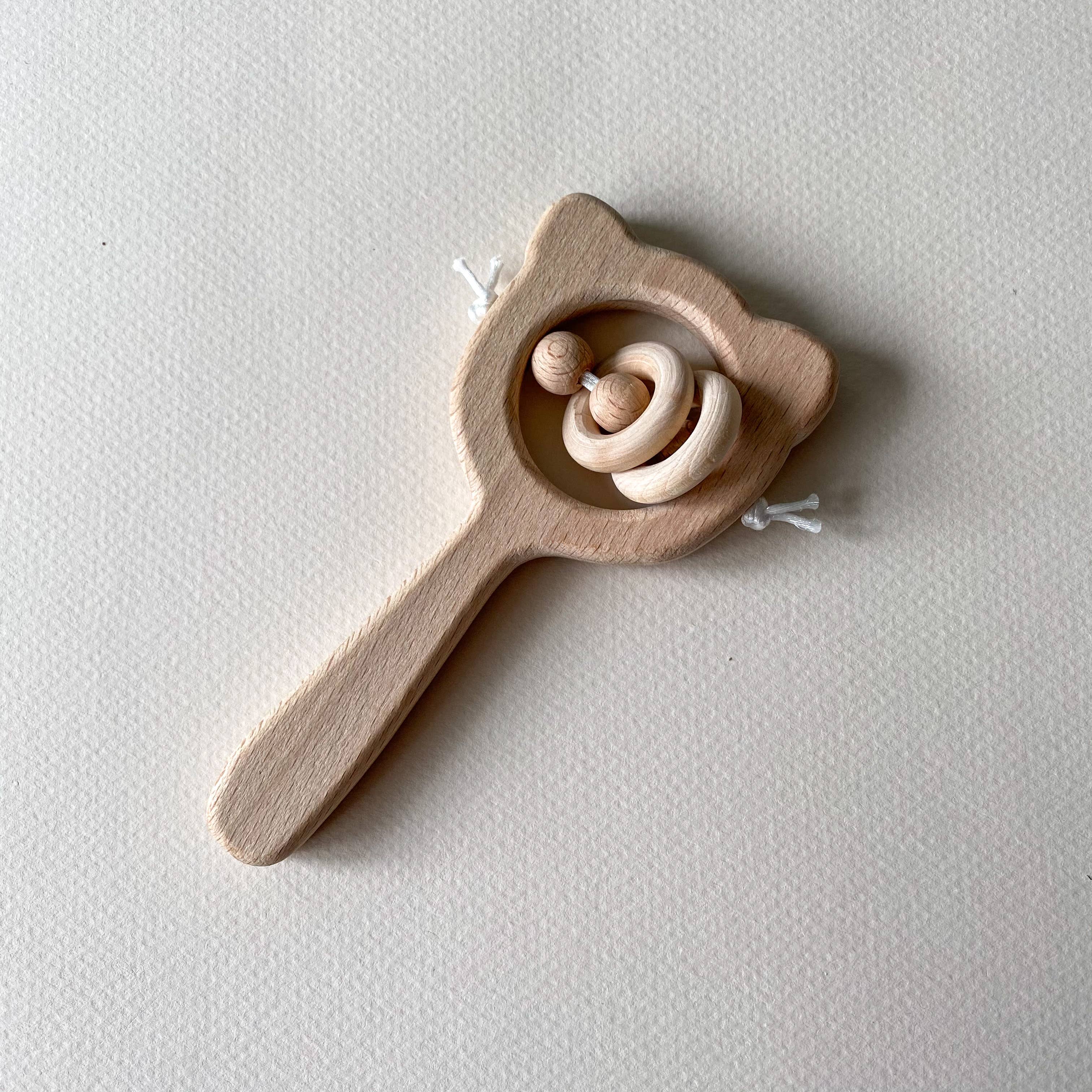 Wooden Rattle / Bear