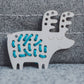 Harry the Reindeer, juguete de madera con cordones, montessori
